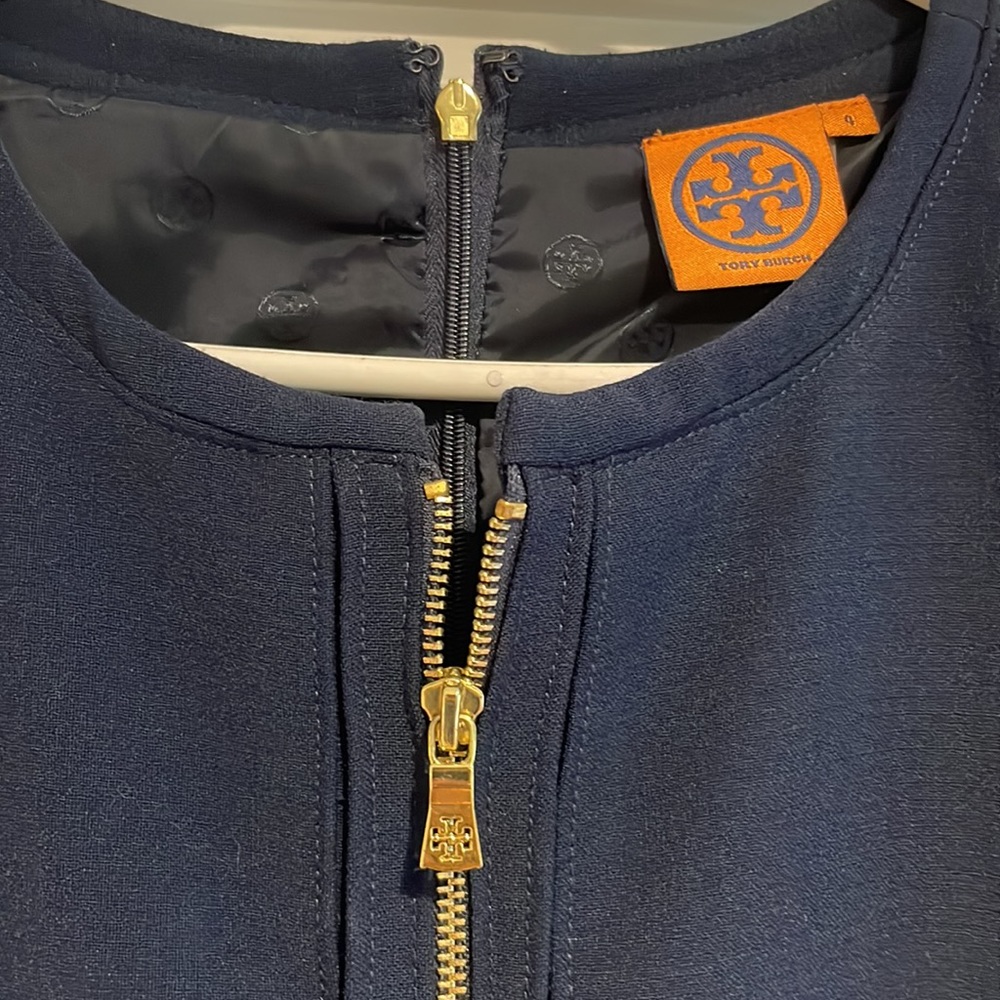 Tory Burch Navy Sheath Dress - Picture 5 of 7
